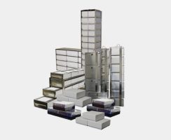 Rack och rör för provförvaring